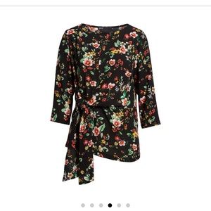 Gibson bow front blouse